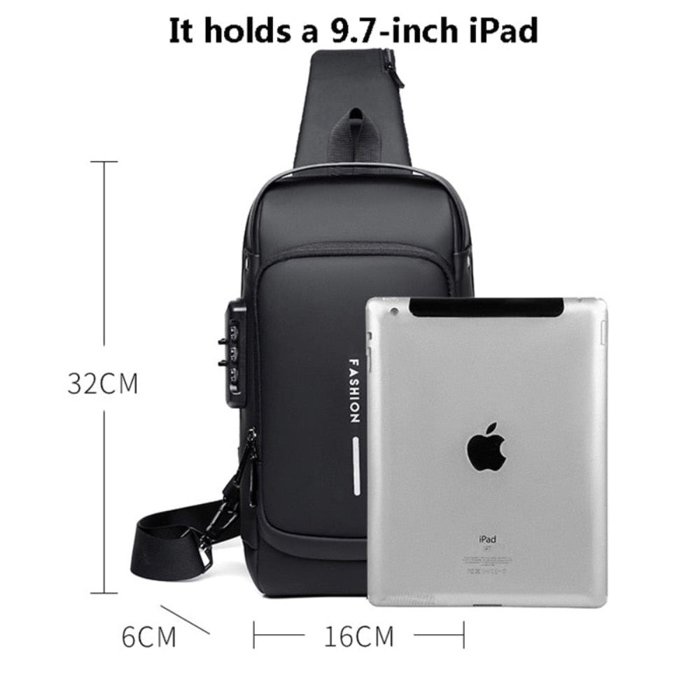 Cross Body Shoulder Bag with Anti-Theft Lock | Cross Body Bag