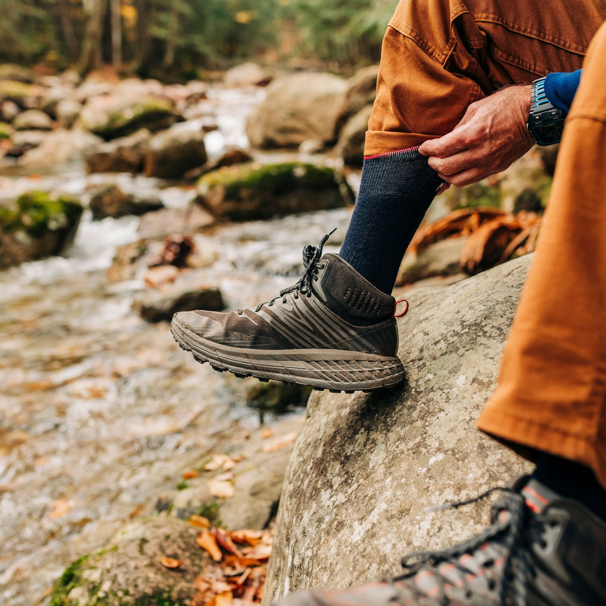 Lightweight Crew Wool Socks Mountain Heritage