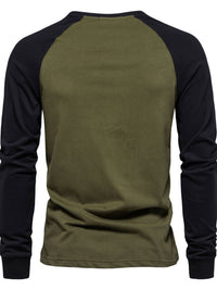 raglan sleeve t-shirt, men's long sleeve tshirt