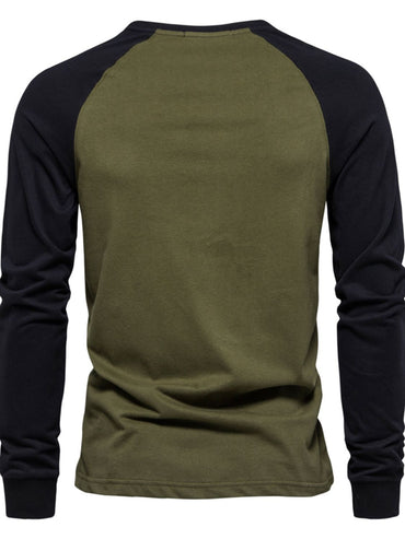raglan sleeve t-shirt, men's long sleeve tshirt