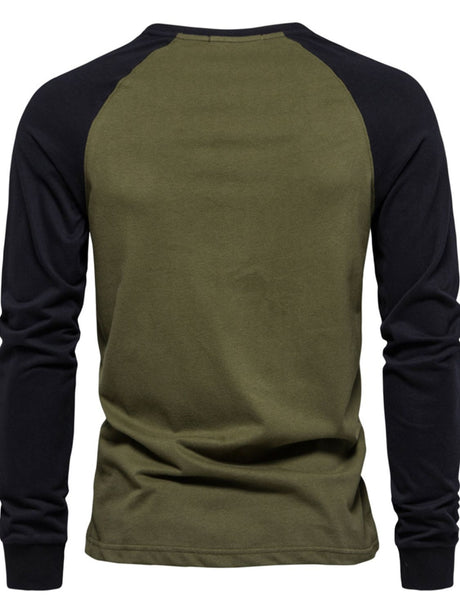 raglan sleeve t-shirt, men's long sleeve tshirt