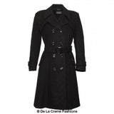 Women's Wool Blend Double Breasted Coat, Women's Wool Coat