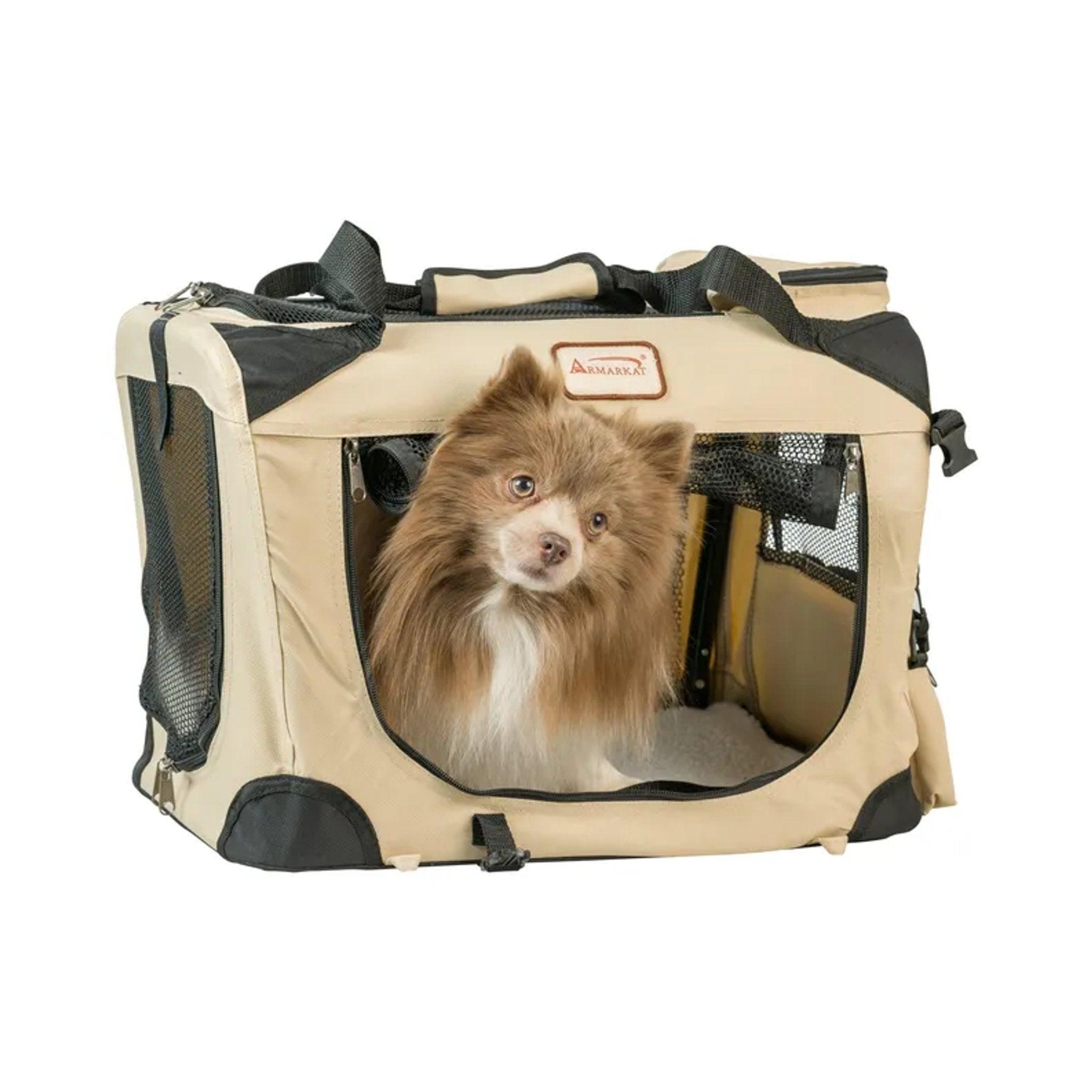 Soft Sided Pet Travel Carrier, Folding Pet Travel Carrier, Folding Dog Crate