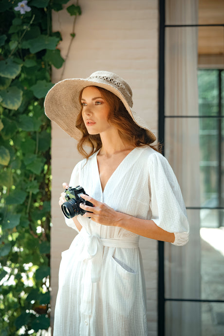 oekotex certified midi dress