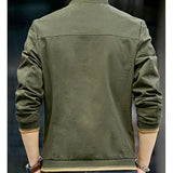Mens Stand Collar Zipped Up Jacket | Men's Jackets | Slim Fit