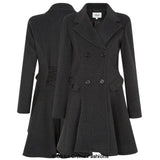 Women’s Wool Blend Double Breasted Skater Coat