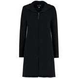 Women's Hooded Zip Coat, De La Creme Women's Wool Coat