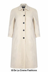 Women's Wool & Cashmere Full-Length Coat, Woman's Long Wool Coat