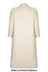 Women's Wool & Cashmere Full-Length Coat, Woman's Long Wool Coat