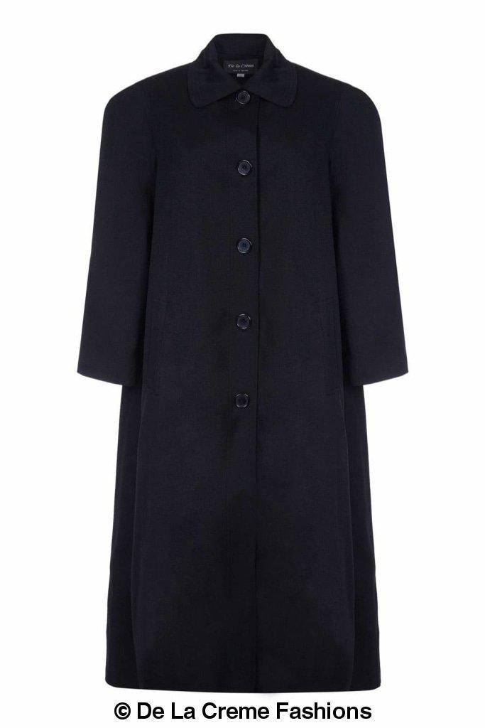 Women's Wool & Cashmere Blend Full-Length Coat – Timeless Elegance | Woman's Long Wool Coat