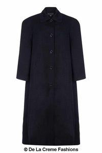 Women's Wool & Cashmere Blend Full-Length Coat – Timeless Elegance | Woman's Long Wool Coat