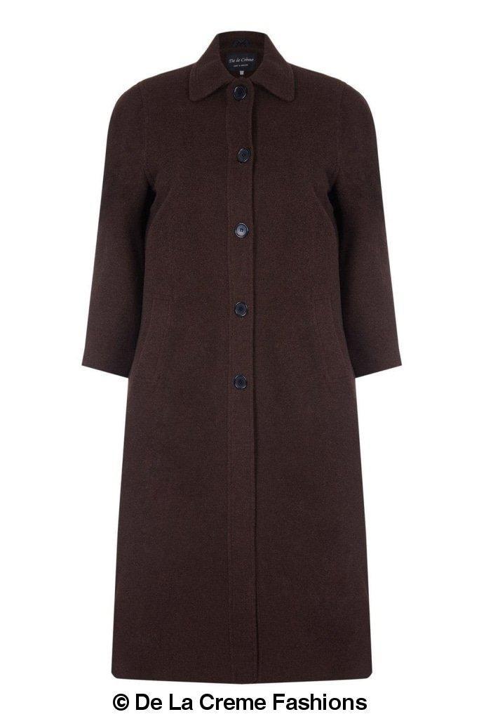 Women's Wool & Cashmere Blend Full-Length Coat – Timeless Elegance | Woman's Long Wool Coat