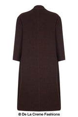 Women's Wool & Cashmere Full-Length Coat, Woman's Long Wool Coat