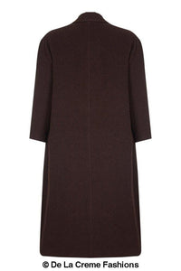 Women's Wool & Cashmere Blend Full-Length Coat – Timeless Elegance | Woman's Long Wool Coat