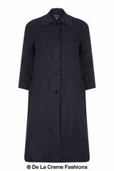 Women's Wool & Cashmere Full-Length Coat, Woman's Long Wool Coat
