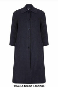 Women's Wool & Cashmere Blend Full-Length Coat – Timeless Elegance | Woman's Long Wool Coat