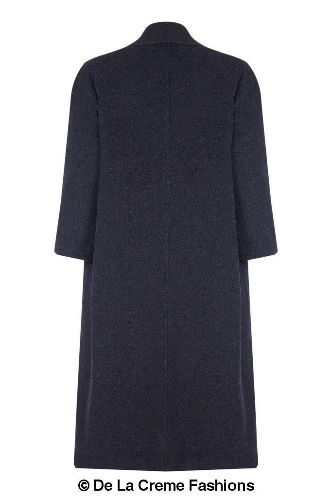Women's Wool & Cashmere Blend Full-Length Coat – Timeless Elegance | Woman's Long Wool Coat
