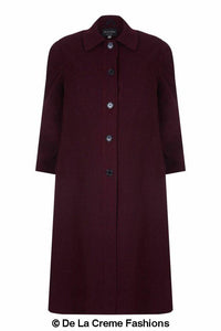 Women's Wool & Cashmere Blend Full-Length Coat – Timeless Elegance | Woman's Long Wool Coat