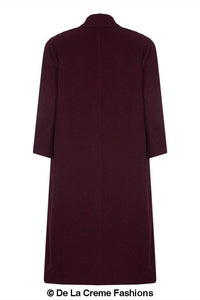 Women's Wool & Cashmere Blend Full-Length Coat – Timeless Elegance | Woman's Long Wool Coat