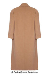 Women's Wool & Cashmere Full-Length Coat, Woman's Long Wool Coat