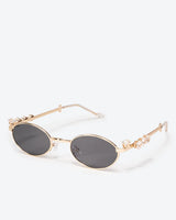 SOLEIL - Black Lenses,Chrome Frame