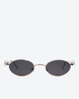 SOLEIL - Black Lenses,Chrome Frame