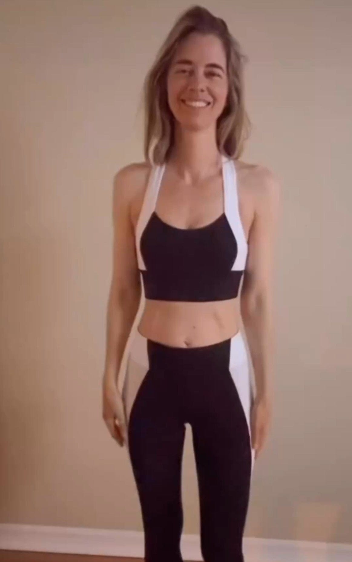 Neda Colorblock Organic Cotton Bra Top, Sports Bra