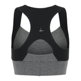 Neda Colorblock Organic Cotton Bra Top, Sports Bra
