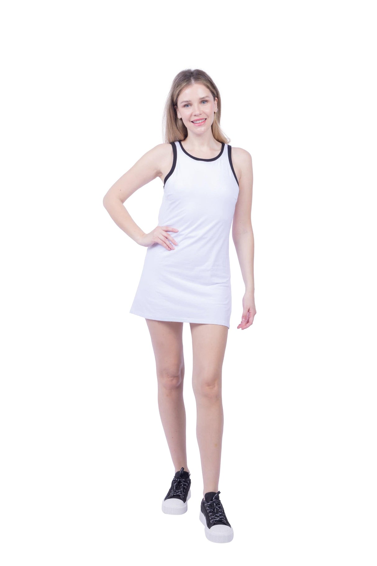 Willa Organic Cotton Active Mini Dress, Tennis Outfit
