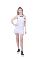 Willa Organic Cotton Active Mini Dress, Tennis Outfit