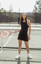 Willa Organic Cotton Active Mini Dress, Tennis Outfit