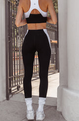 Neda Colorblock Organic Cotton High Waisted Leggings