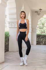 Neda Colorblock Organic Cotton High Waisted Leggings