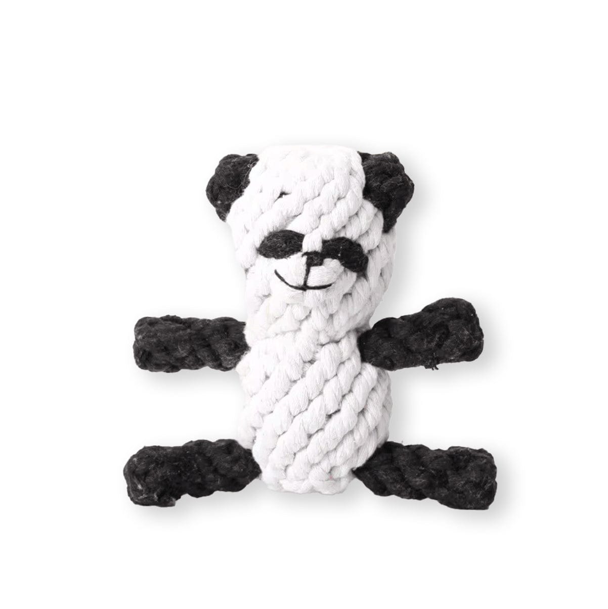 Panda Bear Dog Toy - 100% Cotton