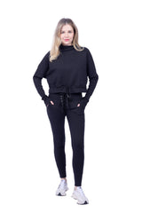 Britney Organic Cotton Roll-Neck Sweatshirt