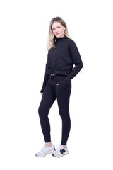 Britney Organic Cotton Roll-Neck Sweatshirt