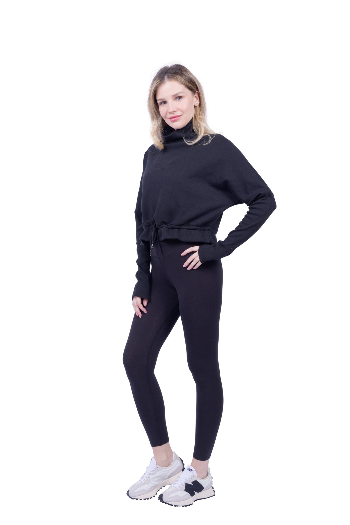 Britney Organic Cotton Roll-Neck Sweatshirt