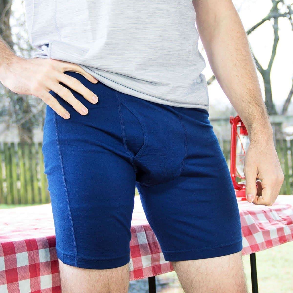 Lightweight Acadian Men's Boxer Brief 100% Merino Wool