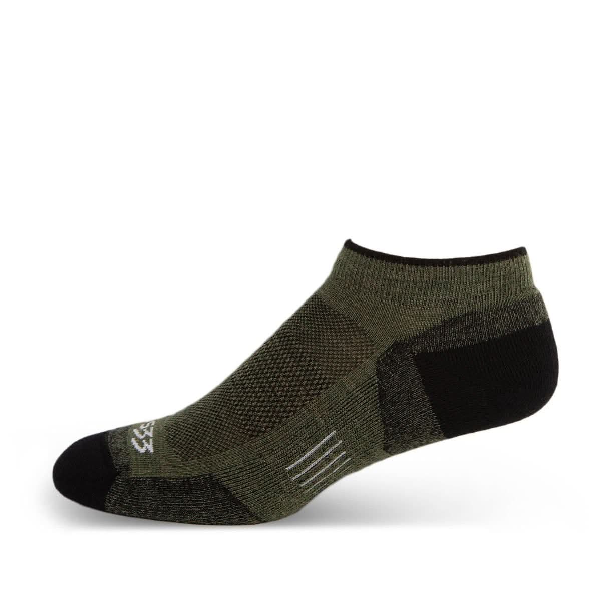 green no show socks
