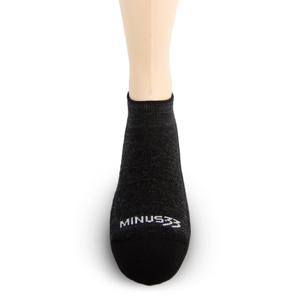 black no show hiking socks