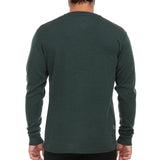 Long Sleeve Henley - Men's 3 Button, Midweight 100% Merino Wool