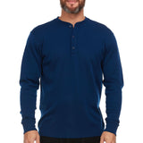 Long Sleeve Henley - Men's 3 Button, Midweight 100% Merino Wool
