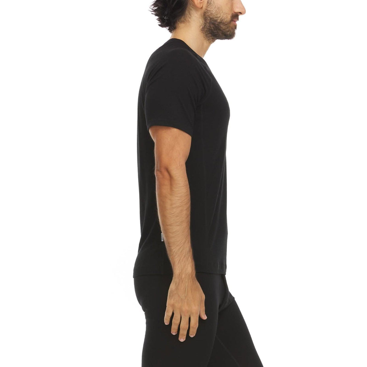 Men's Microweight Wool V-Neck T-Shirt Woolverino