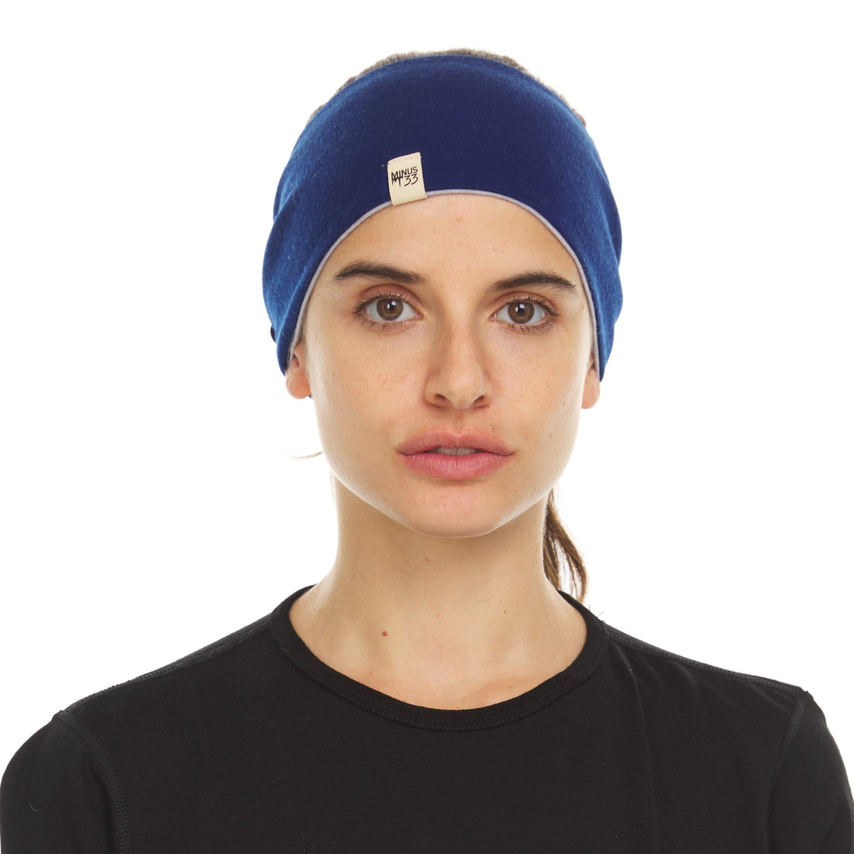 Reversible Headband 100% Merino Wool