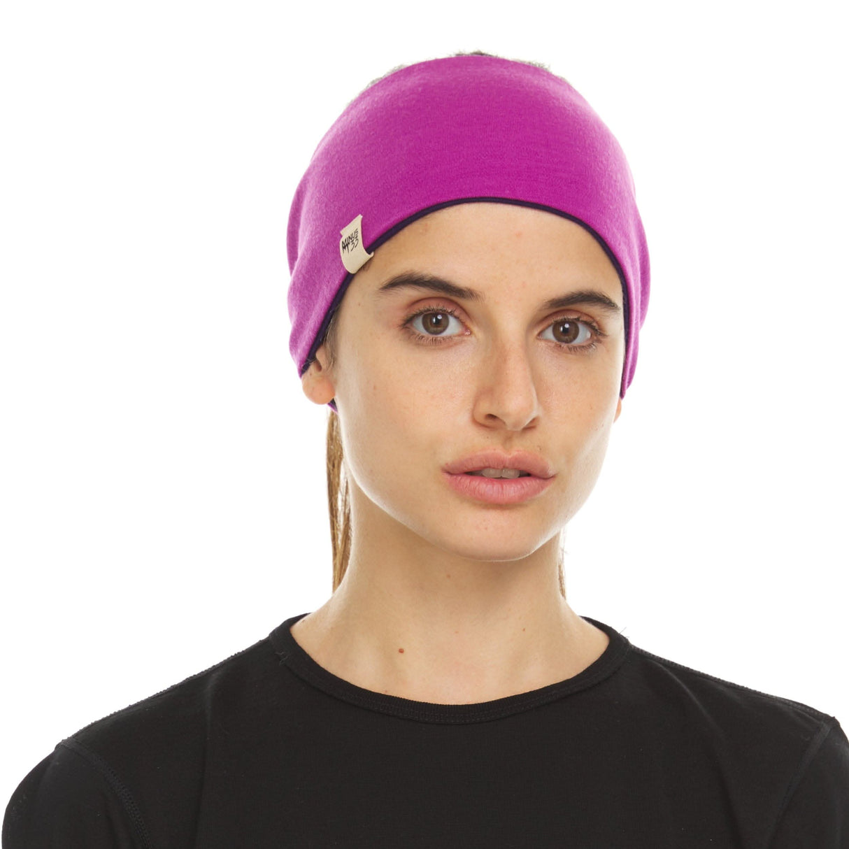 Reversible Headband 100% Merino Wool