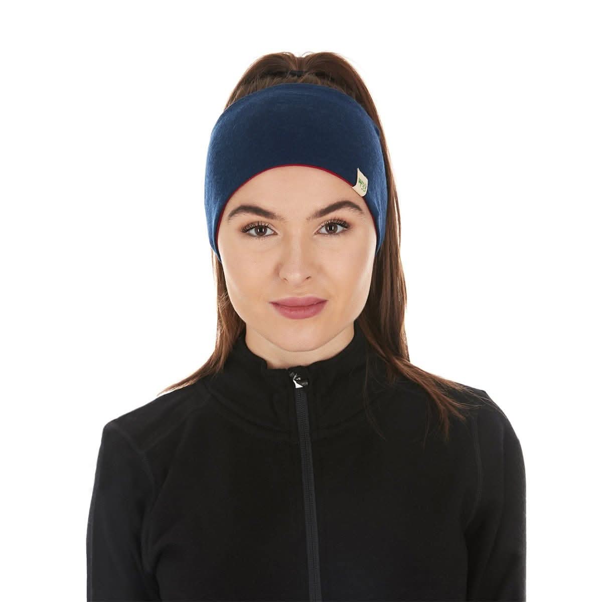 Reversible Headband 100% Merino Wool
