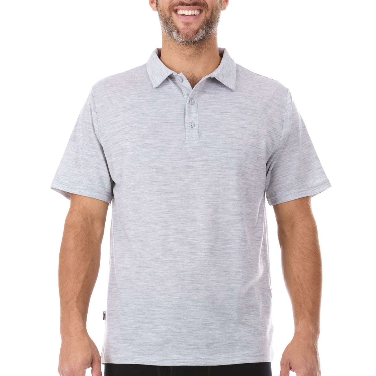 Men's Microweight Wool Polo Woolverino