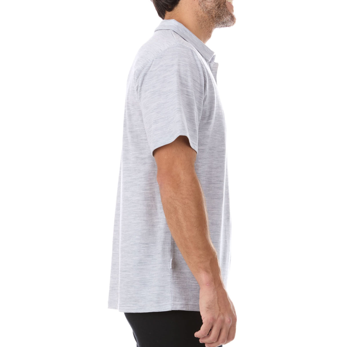 Men's Microweight Wool Polo Woolverino