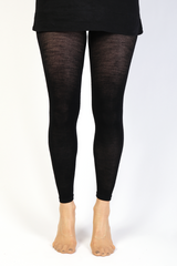 Women's Merino Wool Leggings | Black Leggings | Women's Leggings