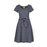 Organic Tie-Waist Knit Dress